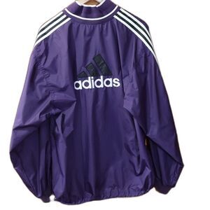 adidas Purple Windbreaker Pullover XL